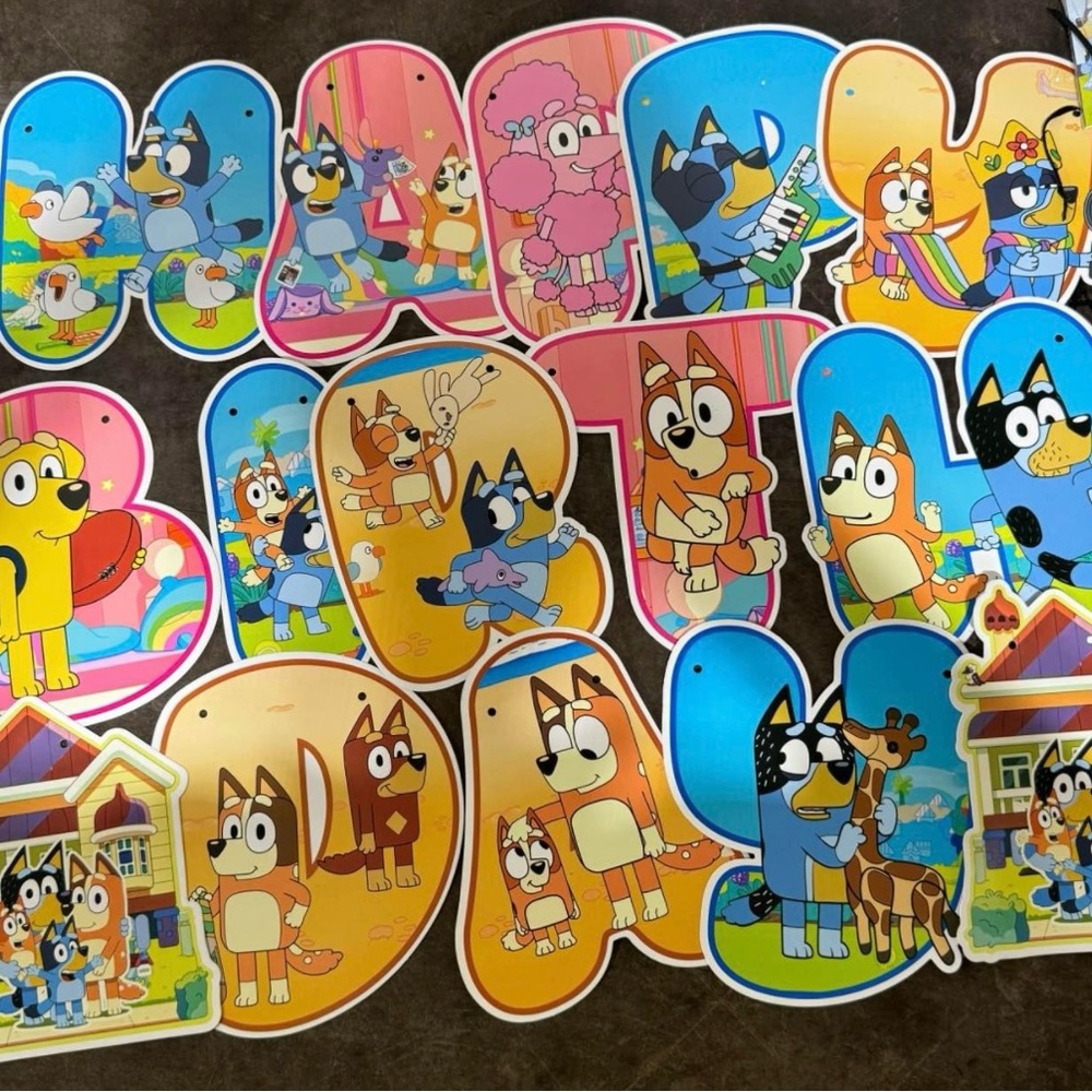 Colorful Cartoon Character Cutouts